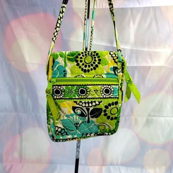 Vera Bradley Handbags - Vera Bradley Mini Hipster Crossbody Limes Up Retired Print Bag